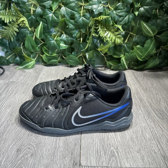 Nike Tiempo Legend 10 Academy IC Black Sz 5.5 / 7W Indoor Soccer Shoe DV4354-040 main image 4